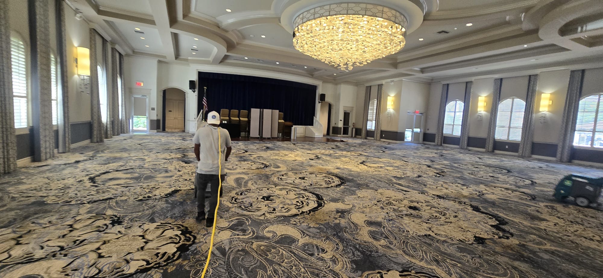 Commercial Carpet Cleaning project located at the Clubhouse in Villaggio Community in Lake Worth, FL 33467 Thumbnail